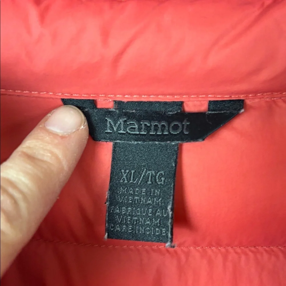 Marmot Kids Vibrant Red Quilted Puffer Jacket - XL